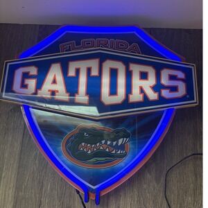 Florida Gators LED Neon Style Sign Blue Light Wall Decor C710-AL 16x14 Mens UF